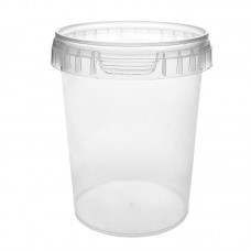 520 ML CLEAR TAMPER EVIDENT TUB and LID
